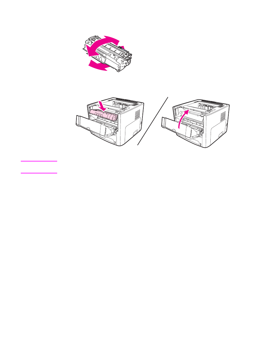 Changing the print cartridge HP LaserJet 1320 Printer series